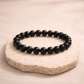 Black Tourmaline Crystal Bracelet for Protection & Grounding