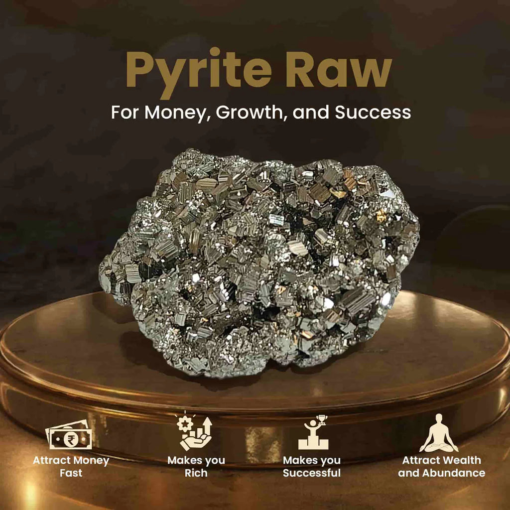 Raw Pyrite Stone for Wealth, Protection & Abundance